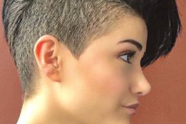 Short Pixie Haircut Styles for Round Faces in 2019