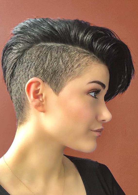 Short Pixie Haircut Styles for Round Faces in 2019