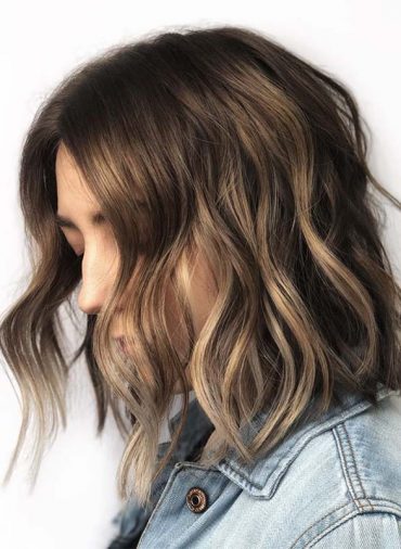 Soft Textured Lob Haircuts in 2019