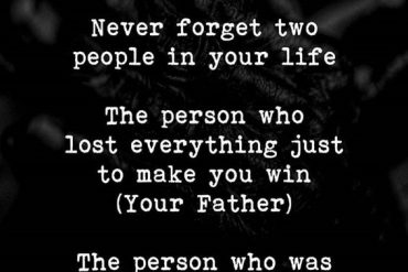 Never Forget Two People - Best Quote of the Week