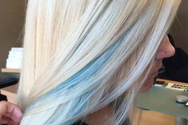 Blonde Hair Colors with Blue Highlights for 2019