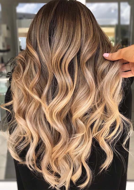 Dimensional Balayage Ombre Hair Color Ideas for 2019