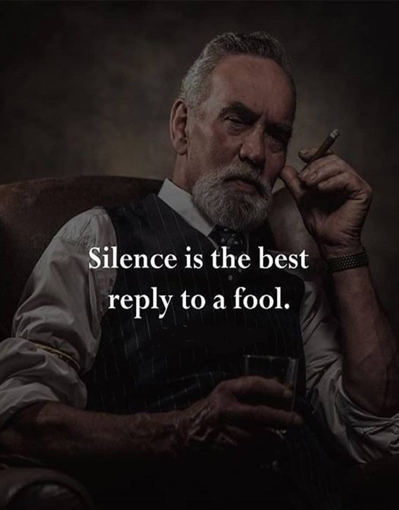 Silence is the Best Reply - Silence Quotes & Sayings