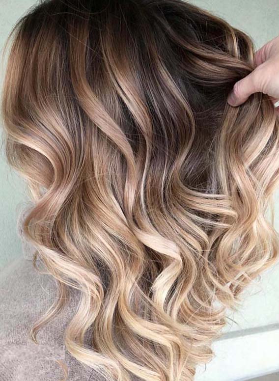 Balayage Ombre Curls for Ladies in 2019