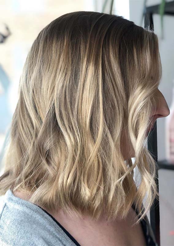 Dimensional Blonde Waves Haircuts for 2019