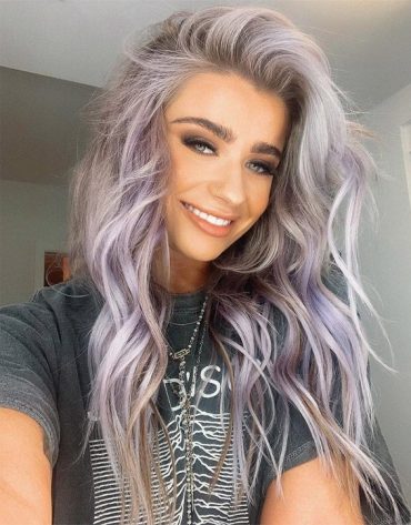Gorgeous Lavender Long Hairstyles for 2019