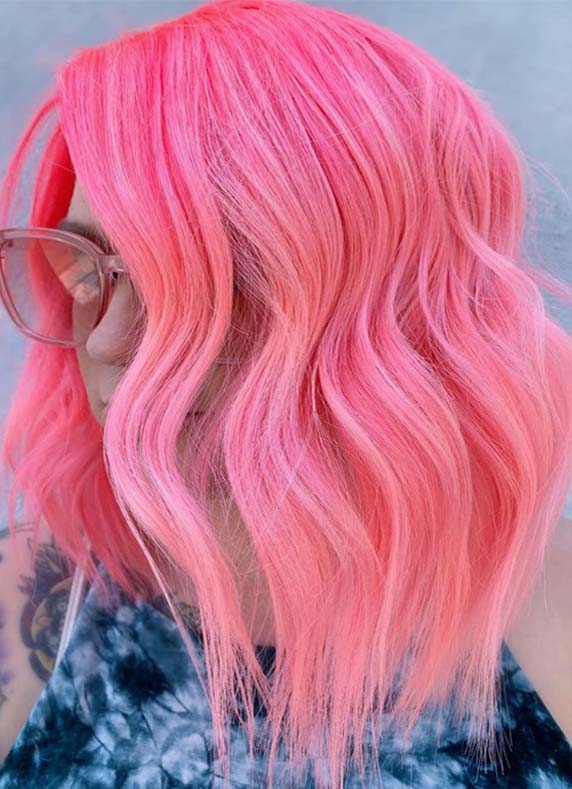 Dreamy Shades Of Pink Hair Colors for 2019