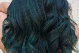 Gorgeous Deep Green Hair Color Shades for 2019