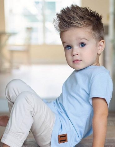 Edgy Look of Kids Boys Hairstyles for the year of 2019
