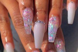 Glitter Nail Designs for Summer in Year 2019