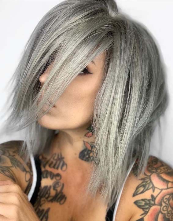 Perfect Silver Hair Highlights to Look Young Again