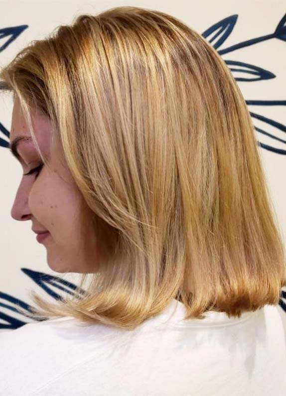luxurious golden blonde hair color ideas for women 2019