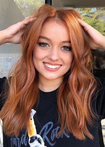 Ginger Red Hair Colors and Hairstyles Ideas for Women 2019