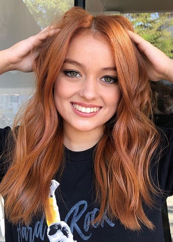 Ginger Red Hair Colors and Hairstyles Ideas for Women 2019