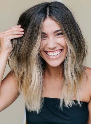 Latest Balayage Hair Colors with Dark Roots for 2019
