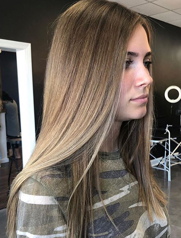 Long Sleek Balayage Hairstyles to Wear on Special Occasions
