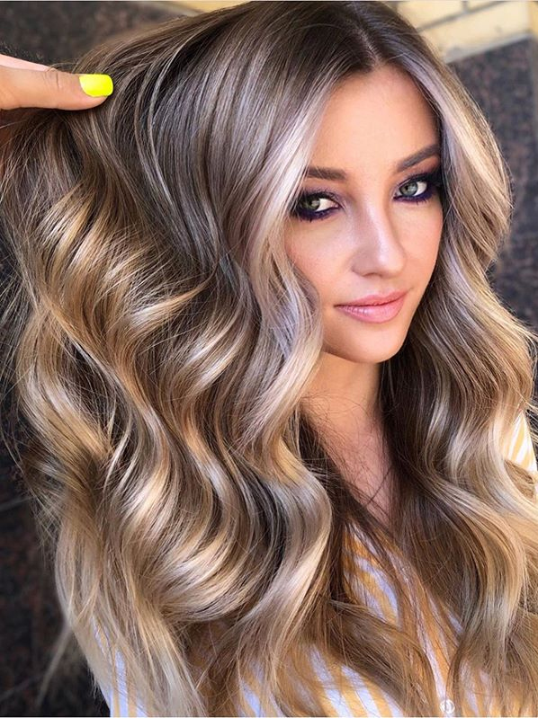 Fantastic Balayage for Long Thick Waves Hair in 2019