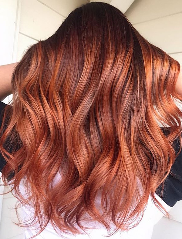Fantastic Red Balayage Hair Colors for Women in 2019