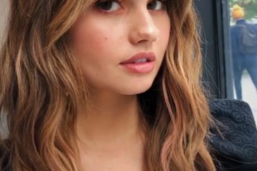 Long Balayaged Hairstyles with Bangs for Women 2019