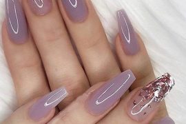 Rose Pink Nail Design Ideas for 2019