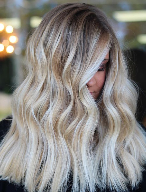 Stunning Blonde and Balayage Hair Colors Combo in 2019