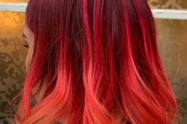Brilliant Style of Red Hair Color for Medium Length Hair
