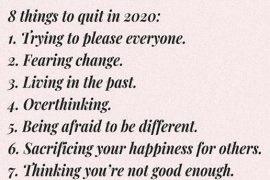 8 Things to Quit In 2020 - Best Quotes & Sayings