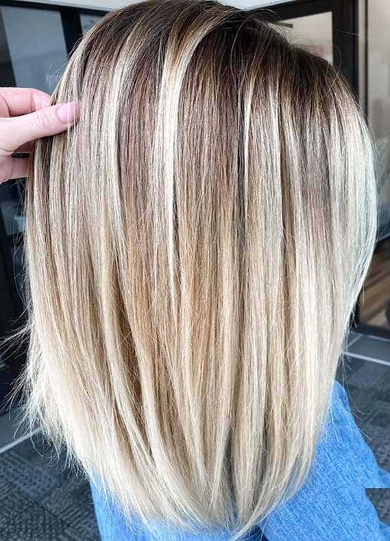 Fantastic Balayage Highlights with Shadow Roots for 2020