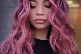 Fantastic Look of Pink Balayage Hairstyle for 2020