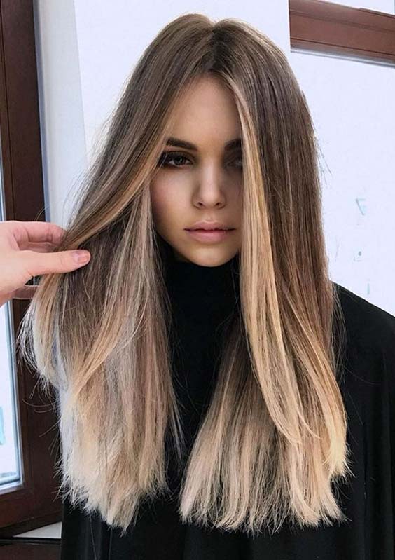 Sensational Combination of Long Hairstyles and Colors in 2020