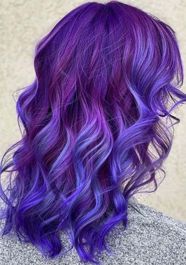 Bright Blue Hair Colors and Hairstyles for Women 2020