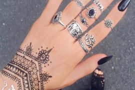 Gorgeous Hand Tattoos & Nail Style In 2020
