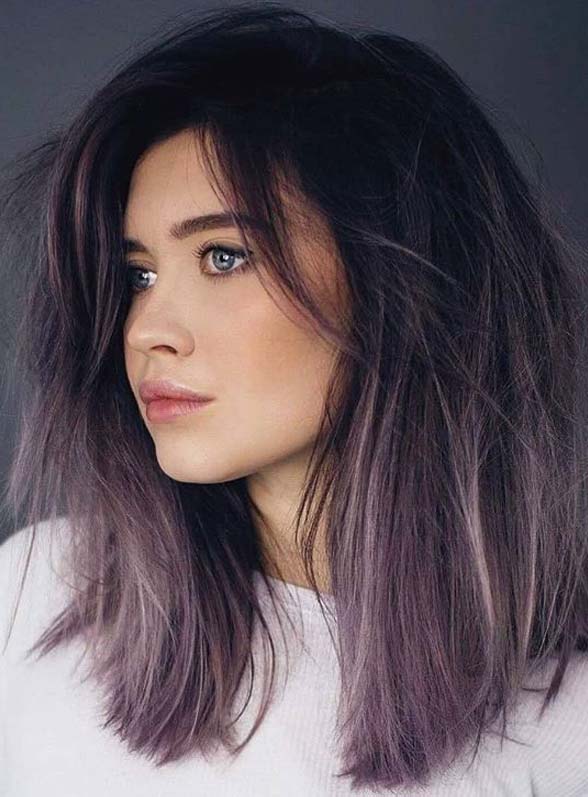 Smokey Purple Hair Color Trends to Follow in Year 2020