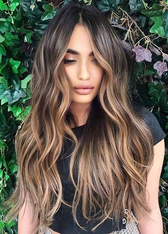 Gorgeous Caramel Hair Color Shades and Highlights in Year 2020