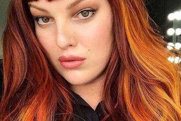 Copper and gold hair color ideas for Women 2020