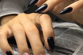 Elegant Look of Black Nails for Young Girls In 2020