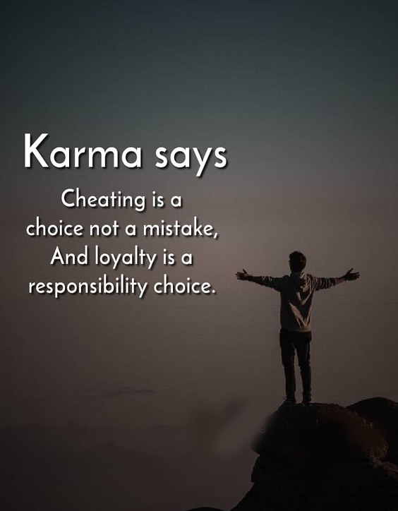 Cheating is a Choice not a Mistake - Best Loyalty Quotes