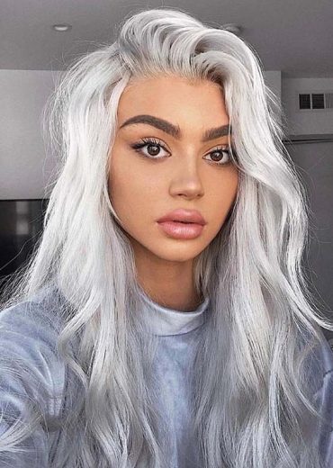 Platinum Silver Hair Color Ideas to Show Off in Year 2020