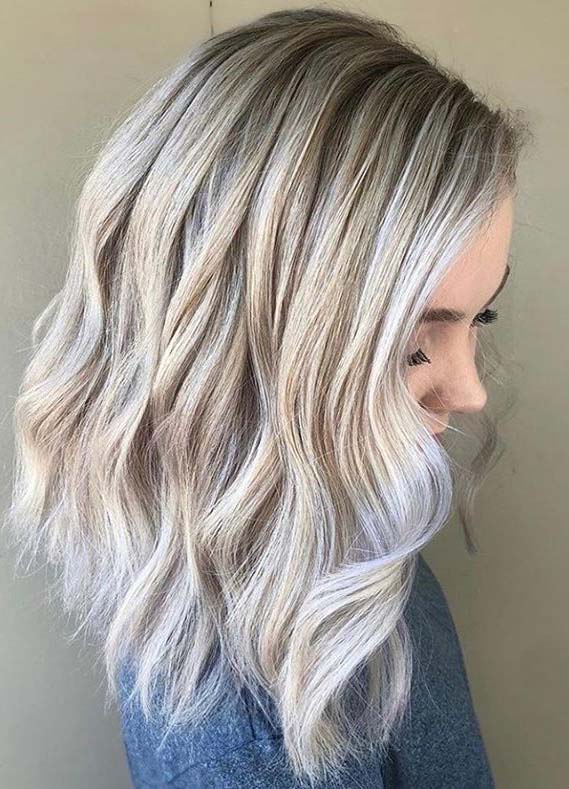 Fantastic Ice Blonde Hair Color and Styles for Ladies in 2020