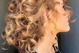 Fashionable curly updos You Must Try in Year 2020