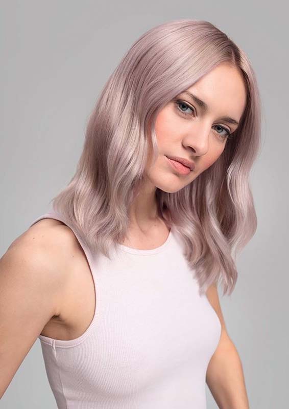 Fresh metalli lavender hair color trends to Copy in 2020