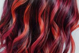 Modern Red Balayage Hair Color Tones for Women 2020