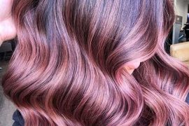 Dimensional mauve Hair Color Trends