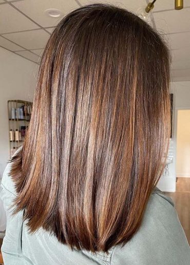 Perfect Straight Balayage Hair Styles to Show Off