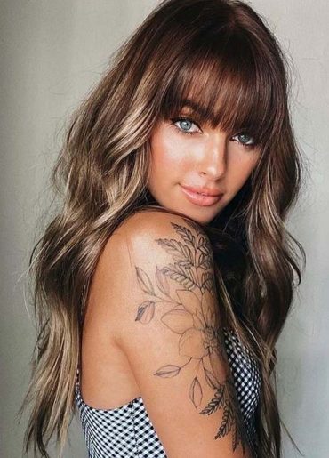 Stunning Long Hair Styles with Bangs