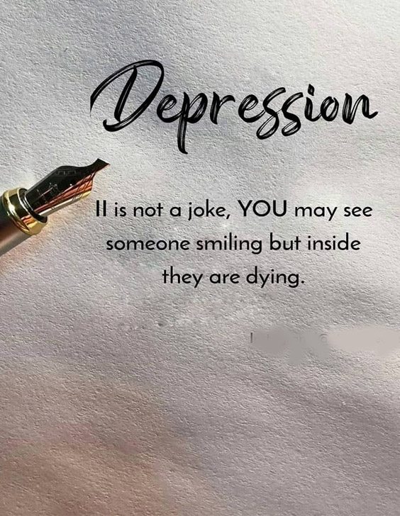 You May See Someone Smiling - Best Depression Quotes