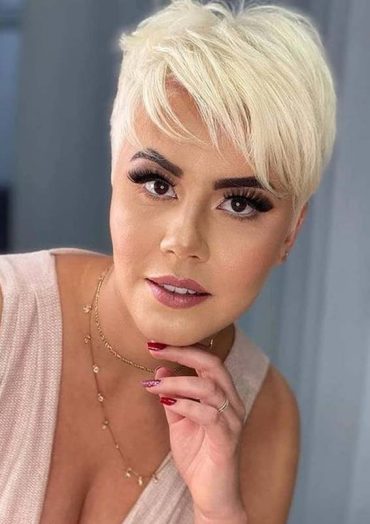Latest Platinum Blonde Pixie Haircuts to Create