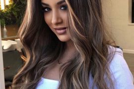 Lovely Style of Balayage Highlights for Long Hair