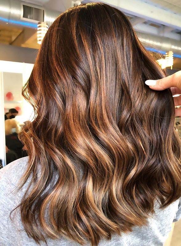 Awesome Caramel Hair Color Highlights