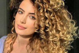 2021 Latest Golden Curly Haircut for All Girls